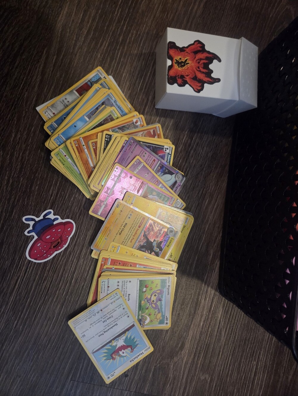 Assorted Pokemon TCG Cards  Lot - Single Box Packs. Bulk Cards, Box, & Sticker